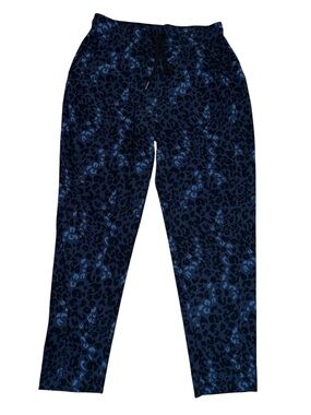 Sweaty Betty Blue Leopard Print Joggers Women’s US 8 Athletic Running Lounge